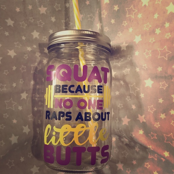 Other Custom Made Mason Jar Water Bottle Poshmark